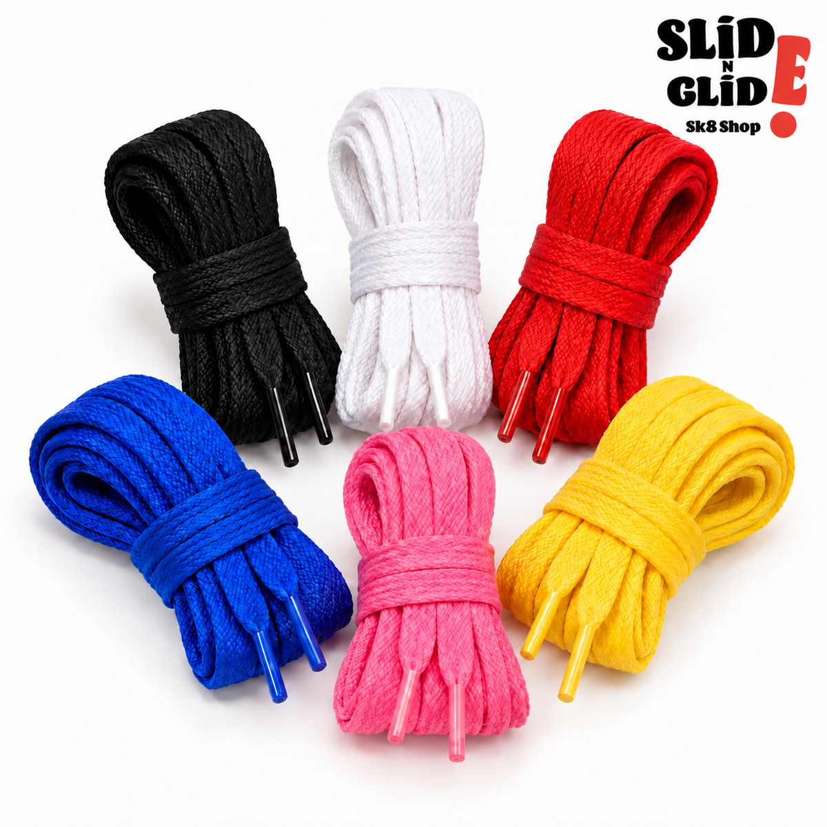 Waxed Roller Skate Laces – Pair