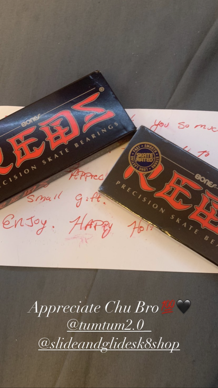 Bones REDS Precision Skate Bearings – 8 Pack (8mm / 608)