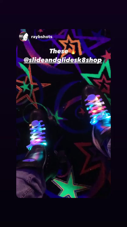 L.E.D Laces For Roller Skates
