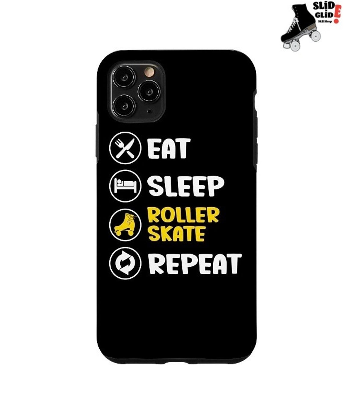 Eat Sleep Roller Skate Repeat IPhone Case
