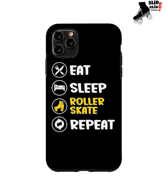 Eat Sleep Roller Skate Repeat IPhone Case