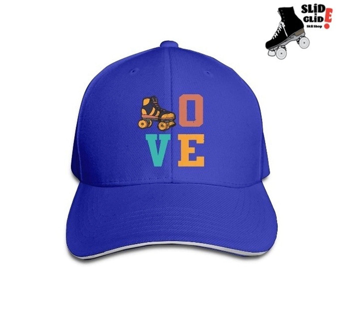 Roller Skating Love Baseball Cap